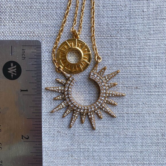 J. Crew Starburst Sparkle Double Necklace - Picture 5 of 7